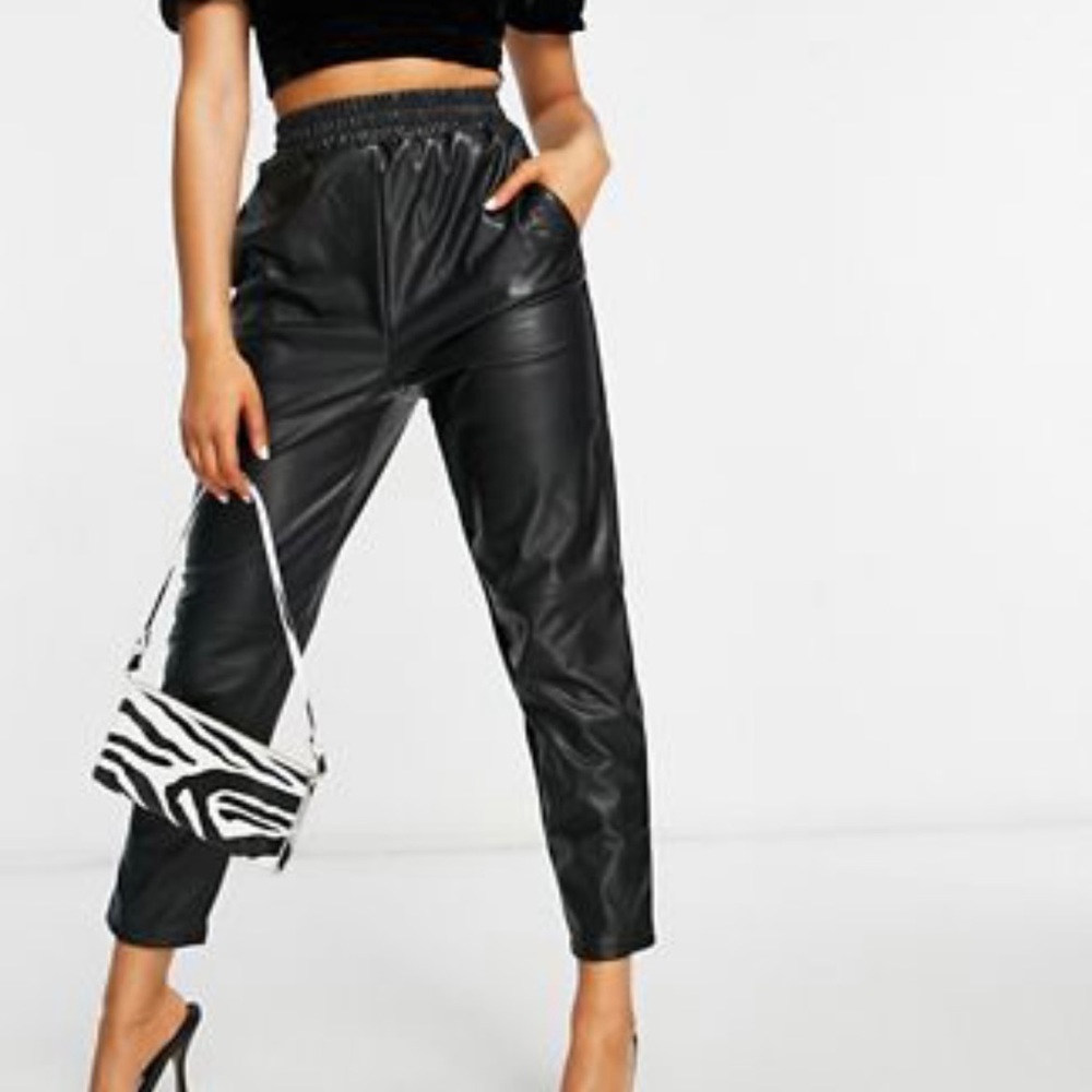 ASOS Hourglass Vegan Leather Pants